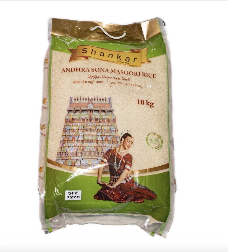 Shankar - Andhra Sona Masoori Rice - 10kg
