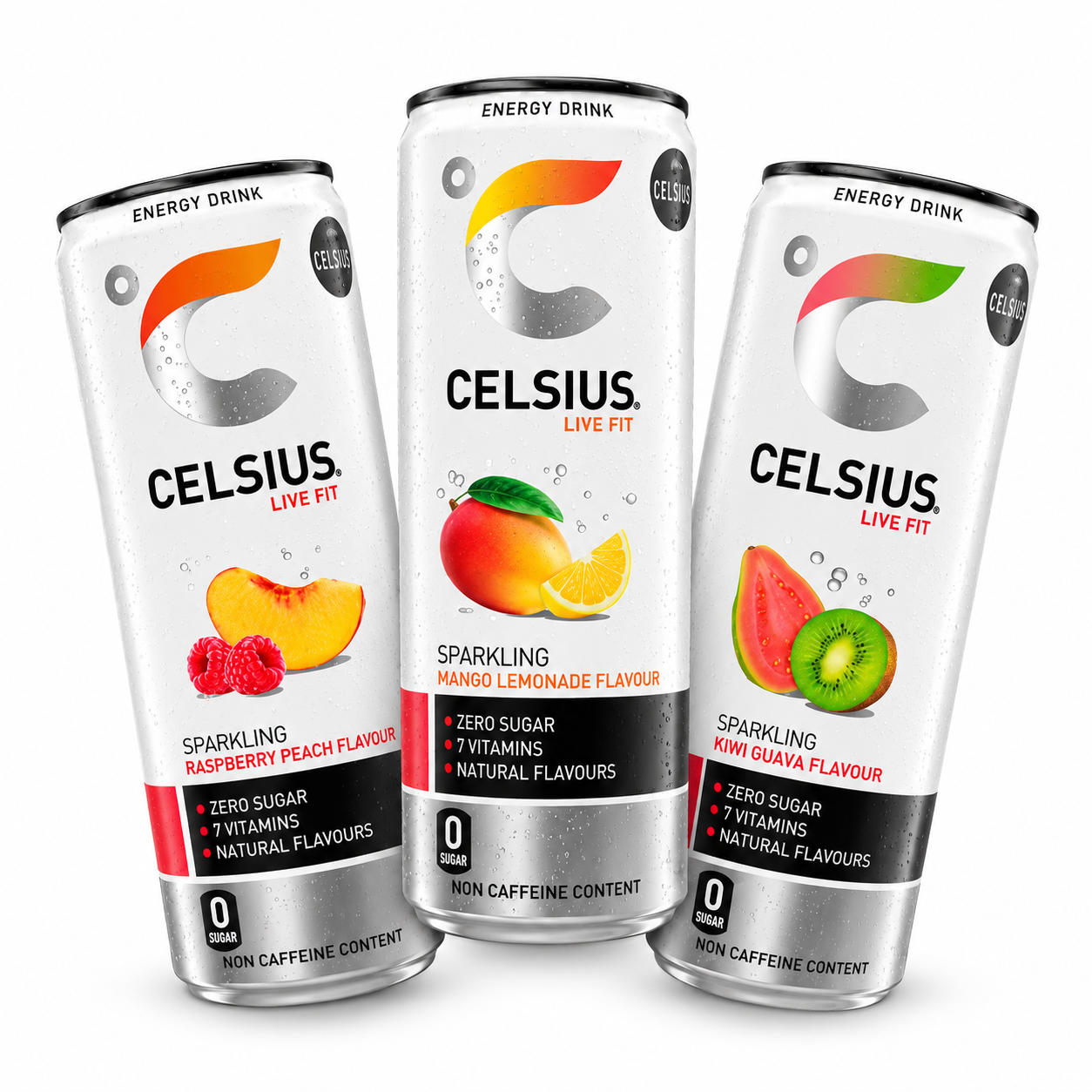 Celsius Sugar Free Energy Drink, Mango Lemon Flavor, 355ml