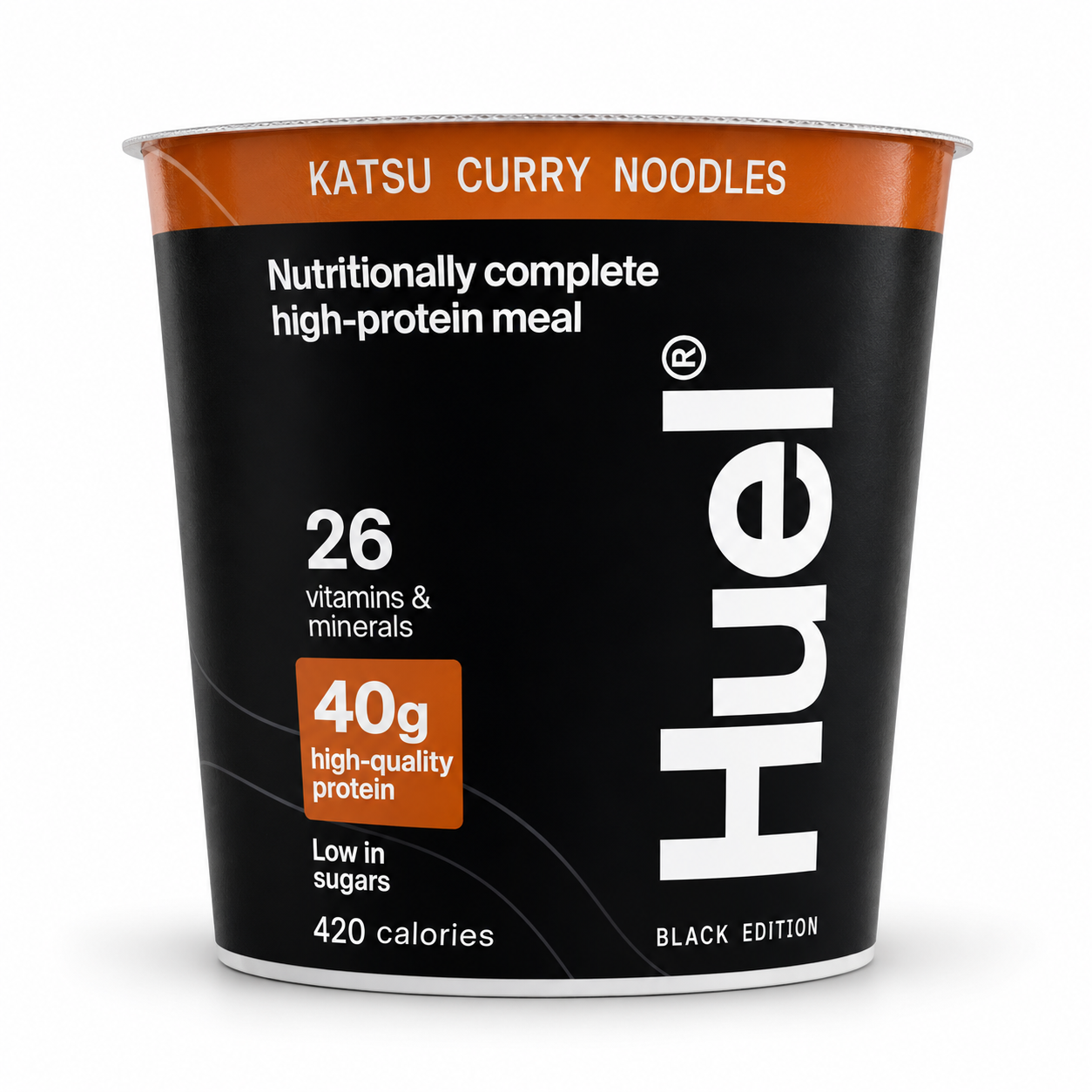 Huel Black Edition Katsu Curry Noodles, High Protein Meal, 97g